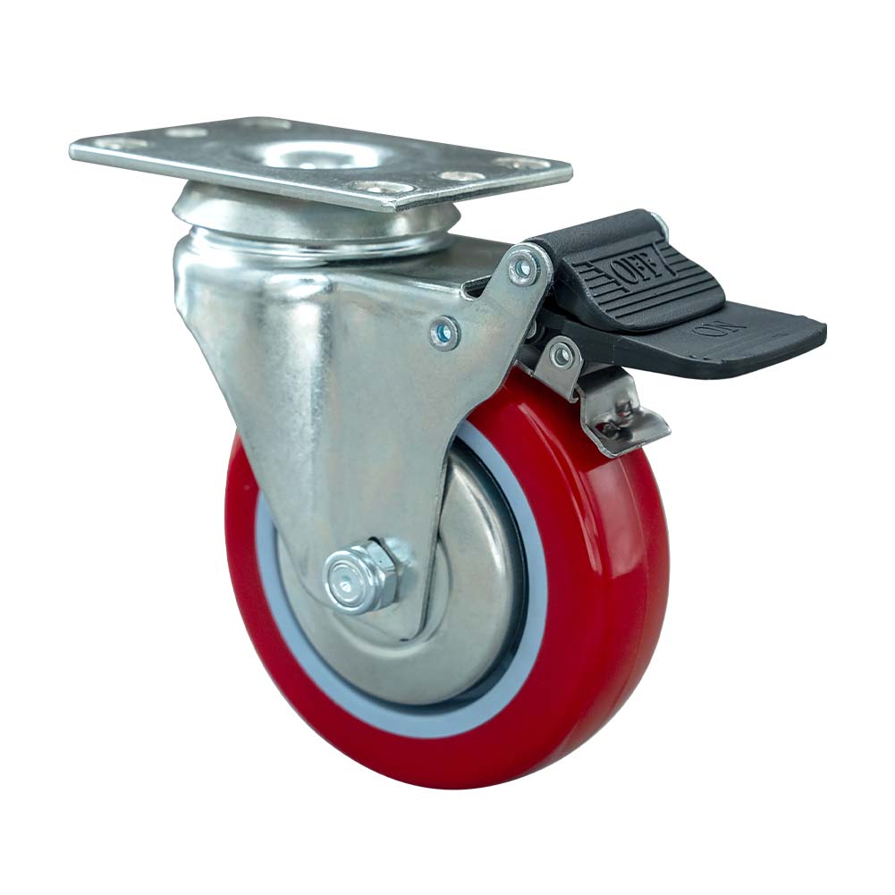 Light Duty PVC Dual Brake Caster(DS-20 Series)