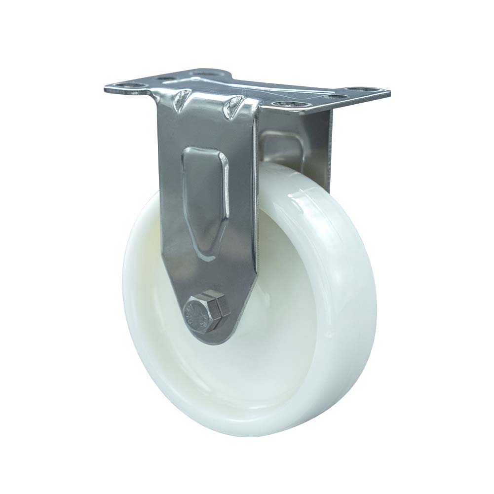  304 Stainless Steel  Light Duty Nylon Rigid Caster (DS-20 Series)