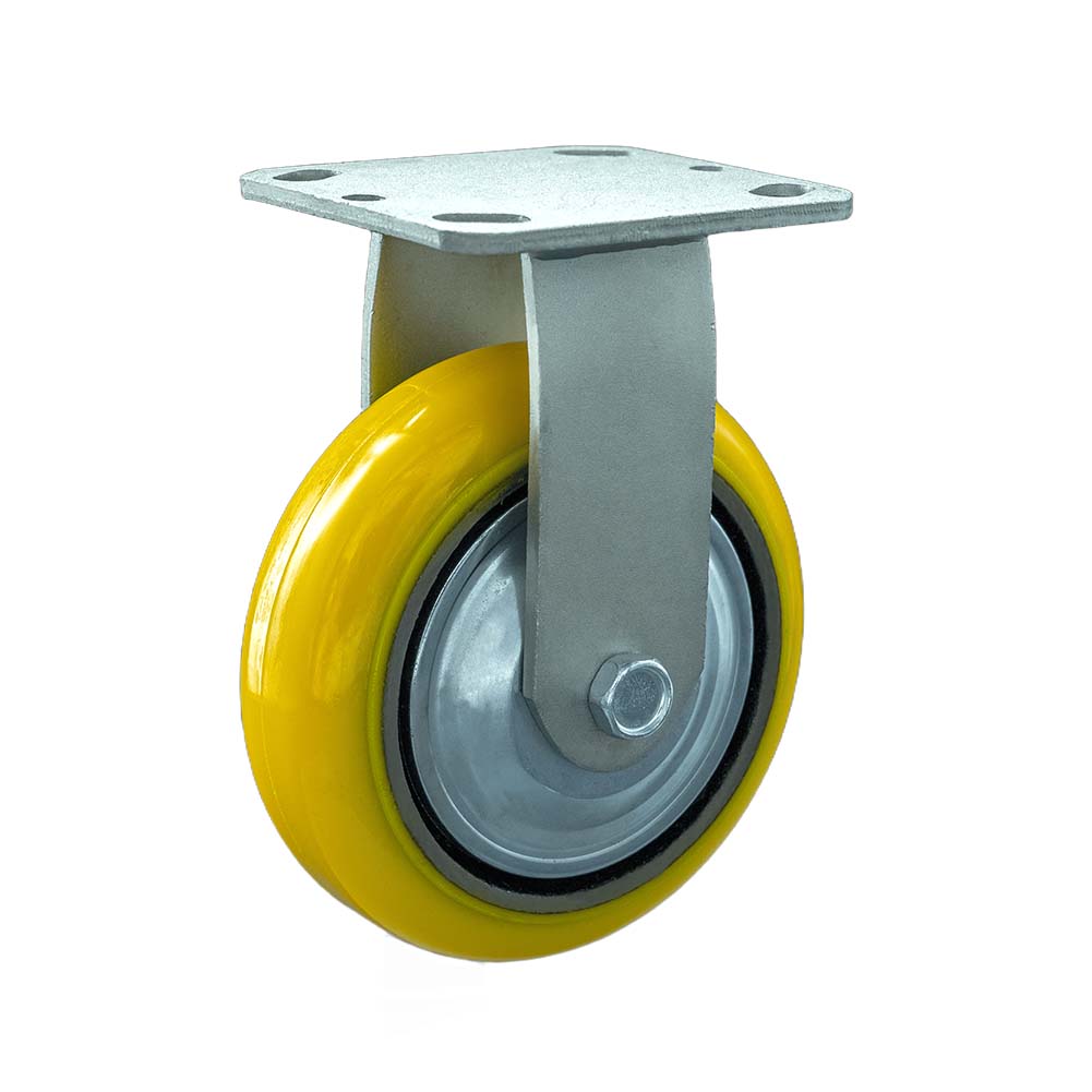 Heavy Duty Iron Core Heavy Polyurethane Tread  Rigid Caster(DS-41 Series)